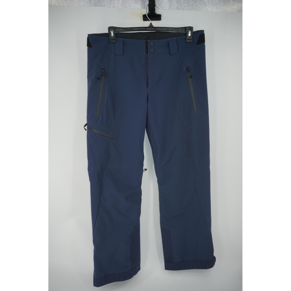 Obermeyer Snow Pants Blue Insulated Ski Winter Zip Pockets Lined Men's Large